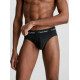 CALVIN KLEIN HIP BRIEF 3PACK 0000U2661G BLACK