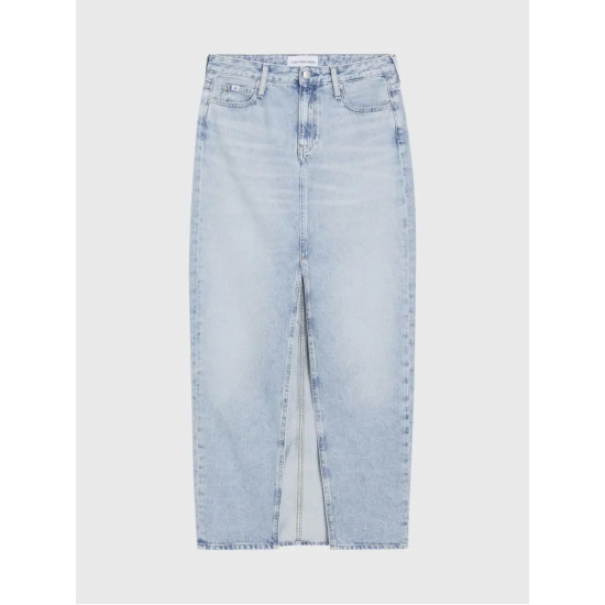 CALVIN KLEIN MAXI SKIRT J20J222814 1AANI.079-DENIM LIGHT