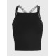 CALVIN KLEIN LOGO ELASTIC STRAPPY TOP J20J223110 BEH.005-CK BLACK