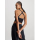 CALVIN KLEIN LOGO ELASTIC STRAPPY TOP J20J223110 BEH.005-CK BLACK