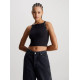 CALVIN KLEIN LOGO ELASTIC STRAPPY TOP J20J223110 BEH.005-CK BLACK