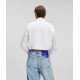 KARL JEANS CROPPED LOGO SHIRT 236J1605 J109 WHITE
