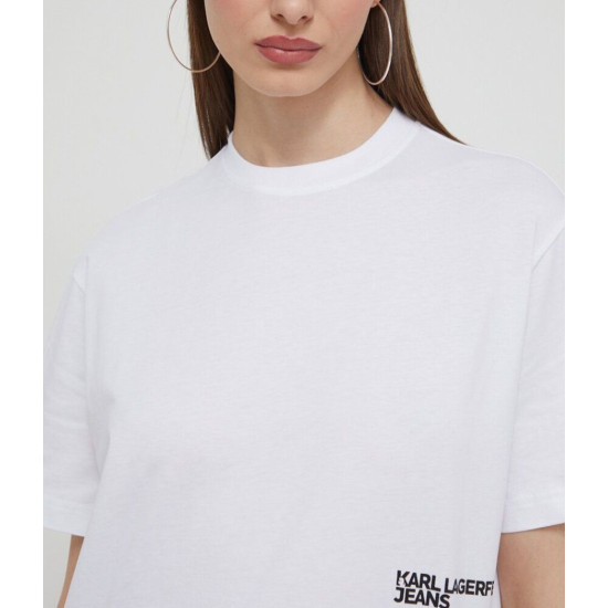 KARL JEANS REGULAR KARL SSLV TEE 241J1707 J109 WHITE
