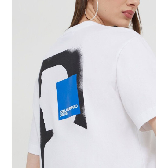 KARL JEANS REGULAR KARL SSLV TEE 241J1707 J109 WHITE
