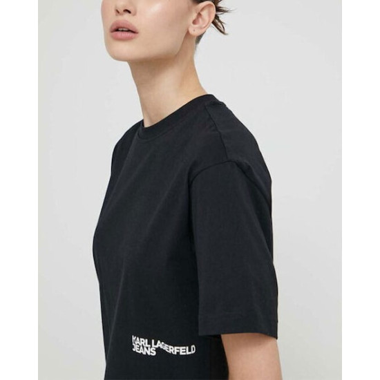 KARL JEANS REGULAR KARL SSLV TEE 241J1707 J101 BLACK