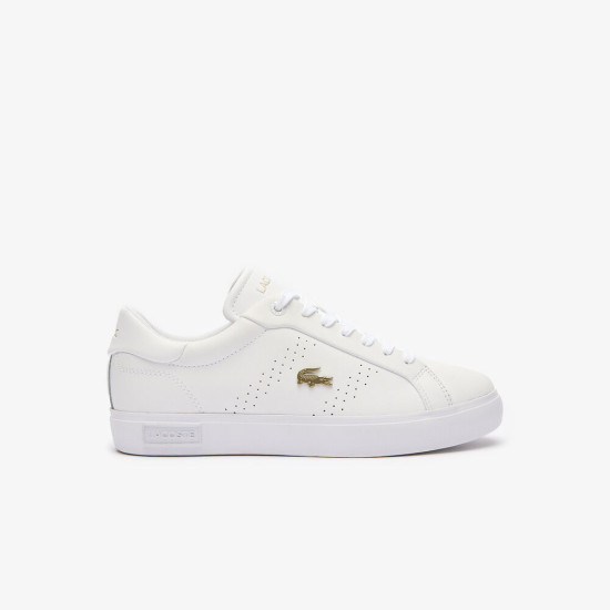LACOSTE POWERCOURT SNEAKERS 47SFA0072216 WHITE/GOLD