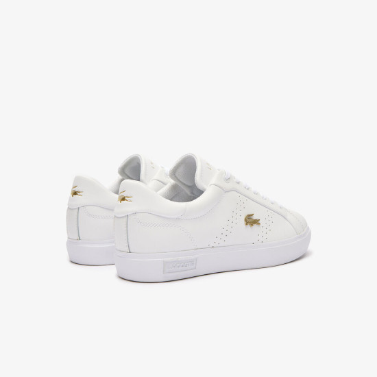 LACOSTE POWERCOURT SNEAKERS 47SFA0072216 WHITE/GOLD
