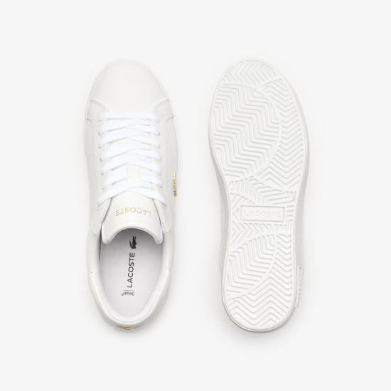LACOSTE POWERCOURT SNEAKERS 47SFA0072216 WHITE/GOLD