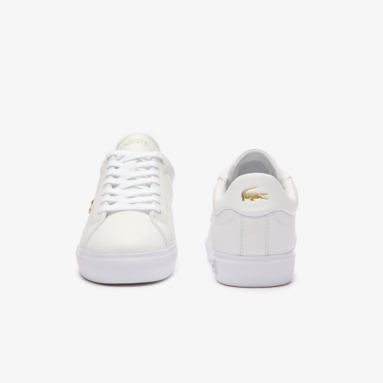 LACOSTE POWERCOURT SNEAKERS 47SFA0072216 WHITE/GOLD