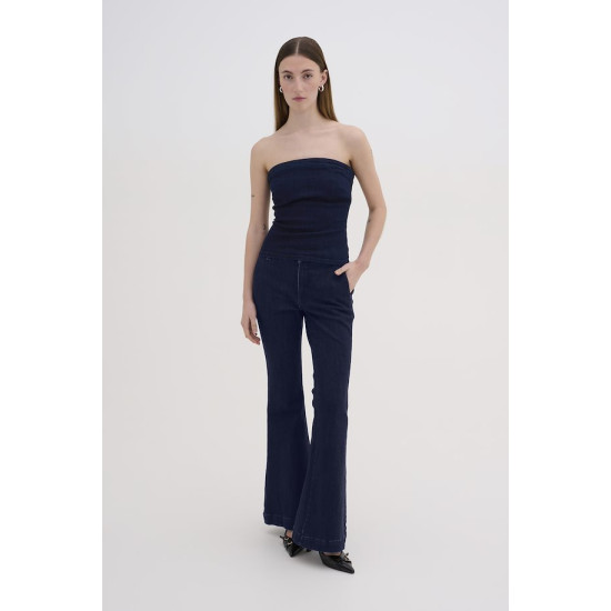 MY ESSENTIAL WARDROBE AYOMW 158 HIGH BOOTCUT Y 10704661 100067-DARK BLUE UN-WASH 33L