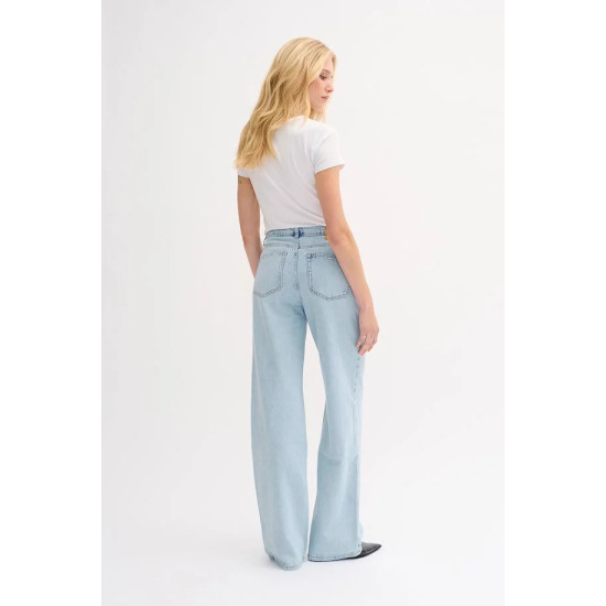 MY ESSENTIAL WARDROBE 35 THE LOUIS 139 HIGH WIDE Y JEANS  10704222 100046-LIGHT BLUE 32
