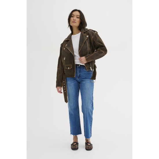 MY ESSENTIAL WARDROBE DANGOMW 144 HIGH STRAIGHT Y 10704442 100053-MEDIUM BLUE 28