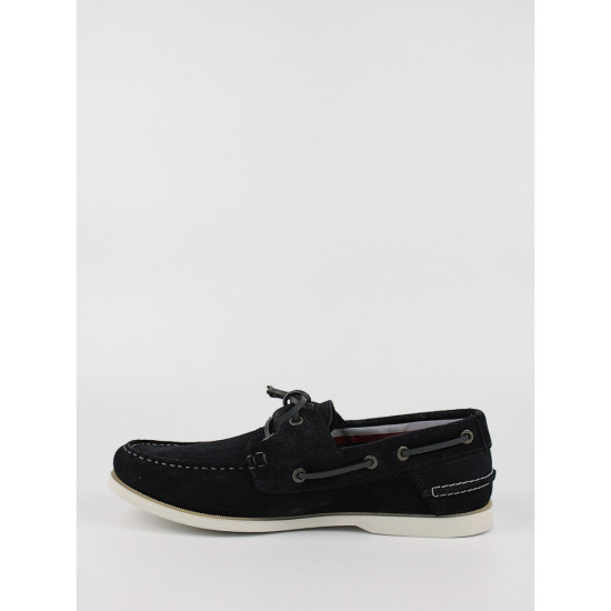 TOMMY HILFIGER CLASSIC SUEDE BOAT SHOE FM0FM02736 DW5-DESERT SKY