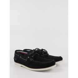 TOMMY HILFIGER CLASSIC SUEDE BOAT SHOE FM0FM02736 DW5-DESERT SKY