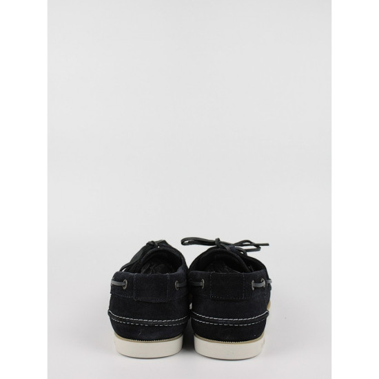 TOMMY HILFIGER CLASSIC SUEDE BOAT SHOE FM0FM02736 DW5-DESERT SKY