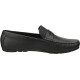 TOMMY HILFIGER CLASSIC RWB LEATHER DRIVER LOAFERS FM0FM03404 BDS-BLACK