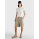 TOMMY HILFIGER CORE LOGO TEE MW0MW11465-118-SNOW WHITE