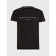 TOMMY HILFIGER CORE LOGO TEE MW0MW11465 BAS-JET BLACK 