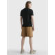 TOMMY HILFIGER CORE LOGO TEE MW0MW11465 BAS-JET BLACK 