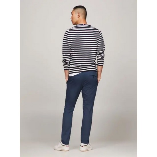 TOMMY HILFIGER CHINO BLEECKER PRINTED STRUCTURE MW0MW33937-DW5-DESERT SKY TOMMY HILFIGER CHINO BLEECKER PRINTED STRUCTURE MW0MW33937-DW5-DESERT SKY