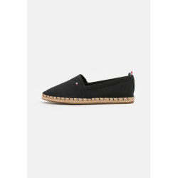 TOMMY HILFIGER BASIC FLAT ESPADRILLE FW0FW04827 BDS-BLACK