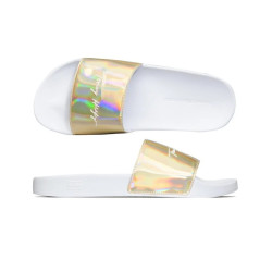 TOMMY HILFIGER FEMININE TH POOL SLIDE FW0FW05730 YBR-WHITE
