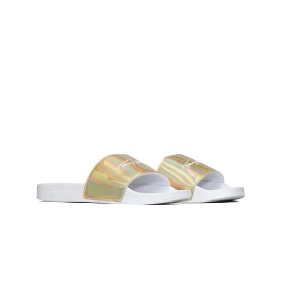 TOMMY HILFIGER FEMININE TH POOL SLIDE FW0FW05730 YBR-WHITE