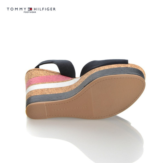 TOMMY HILFIGER ESTELLE 38C PLATFORM FW0FW00858 403-MIDNIGHT