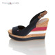 TOMMY HILFIGER ESTELLE 38C PLATFORM FW0FW00858 403-MIDNIGHT