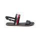 TOMMY HILFIGER FLAT SANDAL CORPORATE RIBBON FW0FW04049 403-MIDNIGHT