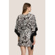 4GIVENESS ZEBRA NIGHT CAFTAN 125WCUCF4817 200-ZEBRA