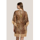 4GIVENESS LEO SOUL GOLD FRINGE CAFTAN 125WCUCF5134 200-LEOPARD