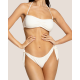 4GIVENESS BANDEAU AND BRIEFS MARYLIN RIBS COLOUR 125WBWBK5240 003-OFF WHITE