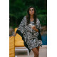 4GIVENESS ZEBRA NIGHT CAFTAN 125WCUCF4817 200-ZEBRA