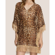 4GIVENESS LEO SOUL GOLD FRINGE CAFTAN 125WCUCF5134 200-LEOPARD