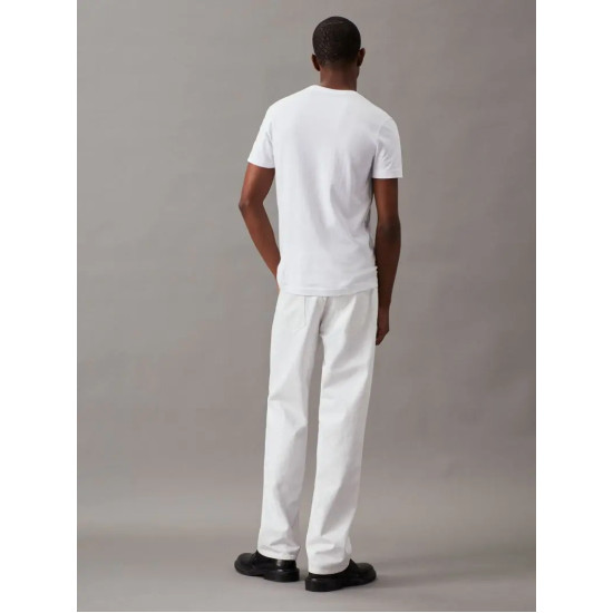 CALVIN KLEIN CK ESSENTIAL SLIM TEE J30J314544 YAF-BRIGHT WHITE