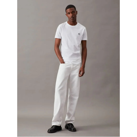 CALVIN KLEIN CK ESSENTIAL SLIM TEE J30J314544 YAF-BRIGHT WHITE