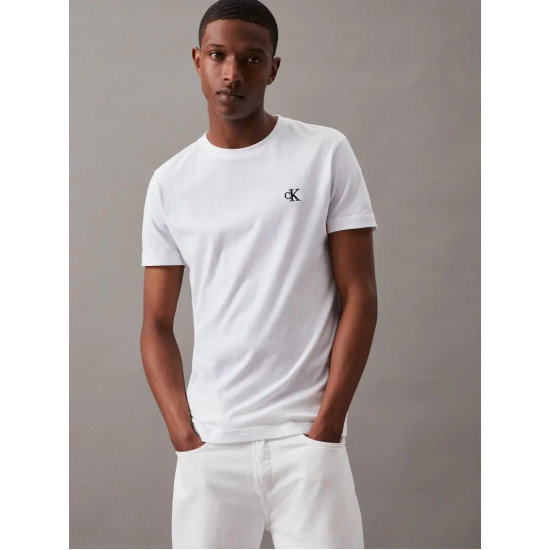 CALVIN KLEIN CK ESSENTIAL SLIM TEE J30J314544 YAF-BRIGHT WHITE