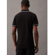 CALVIN KLEIN TIPPING SLIM POLO J30J315603 BAE-CK BLACK 