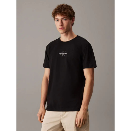 CALVIN KLEIN MONOLOGO TEE J30J325649 BEH-CK BLACK 