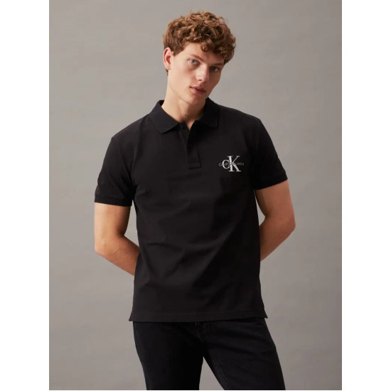 CALVIN KLEIN MONOLOGO POLO J30J325664 0GM-CK BLACK  