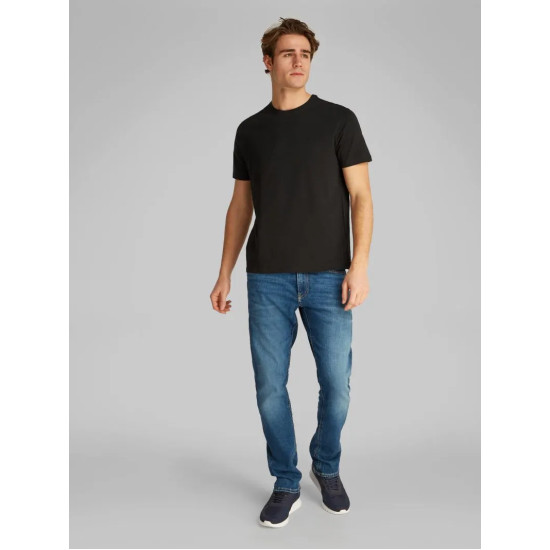 CALVIN KLEIN SS SMOOTH CTTN SOLID CREWNK TE LV040HM265 UB1-BLACK 