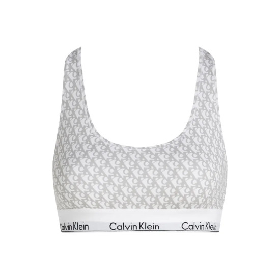 CALVIN KLEIN UNLINED BRALETTE 0000F3785E VPR-PLUSH MONOGRAM 