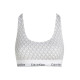 CALVIN KLEIN UNLINED BRALETTE 0000F3785E VPR-PLUSH MONOGRAM 