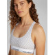CALVIN KLEIN UNLINED BRALETTE 0000F3785E VPR-PLUSH MONOGRAM 