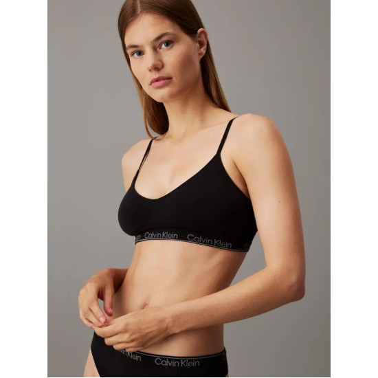 CALVIN KLEIN LIGHT LINED TRIANGLE BRA 000QF7093E UB1-BLACK