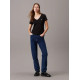 CALVIN KLEIN CK EMBROIDERY STRETCH V-NECK J20J213716 BAE-CK BLACK