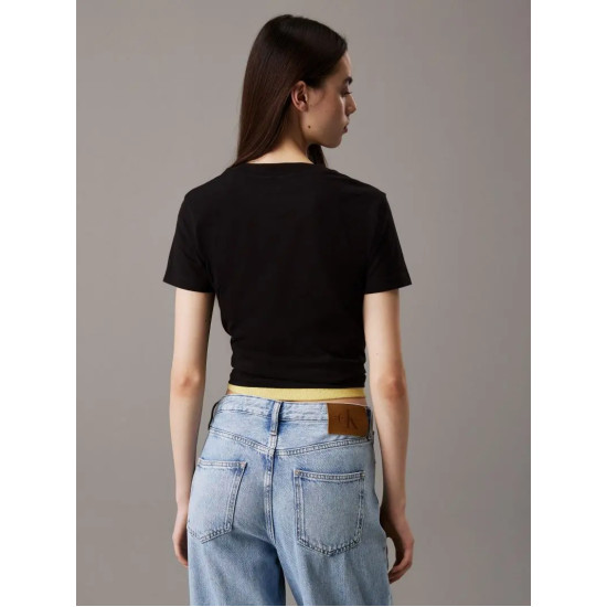 CALVIN KLEIN MONOLOGO BABY TEE J20J223113 BEH-CK BLACK 