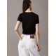 CALVIN KLEIN GRADIENT MONOLOGO SLIM TEE J20J225252 BEH-CK BLACK