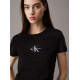 CALVIN KLEIN GRADIENT MONOLOGO SLIM TEE J20J225252 BEH-CK BLACK